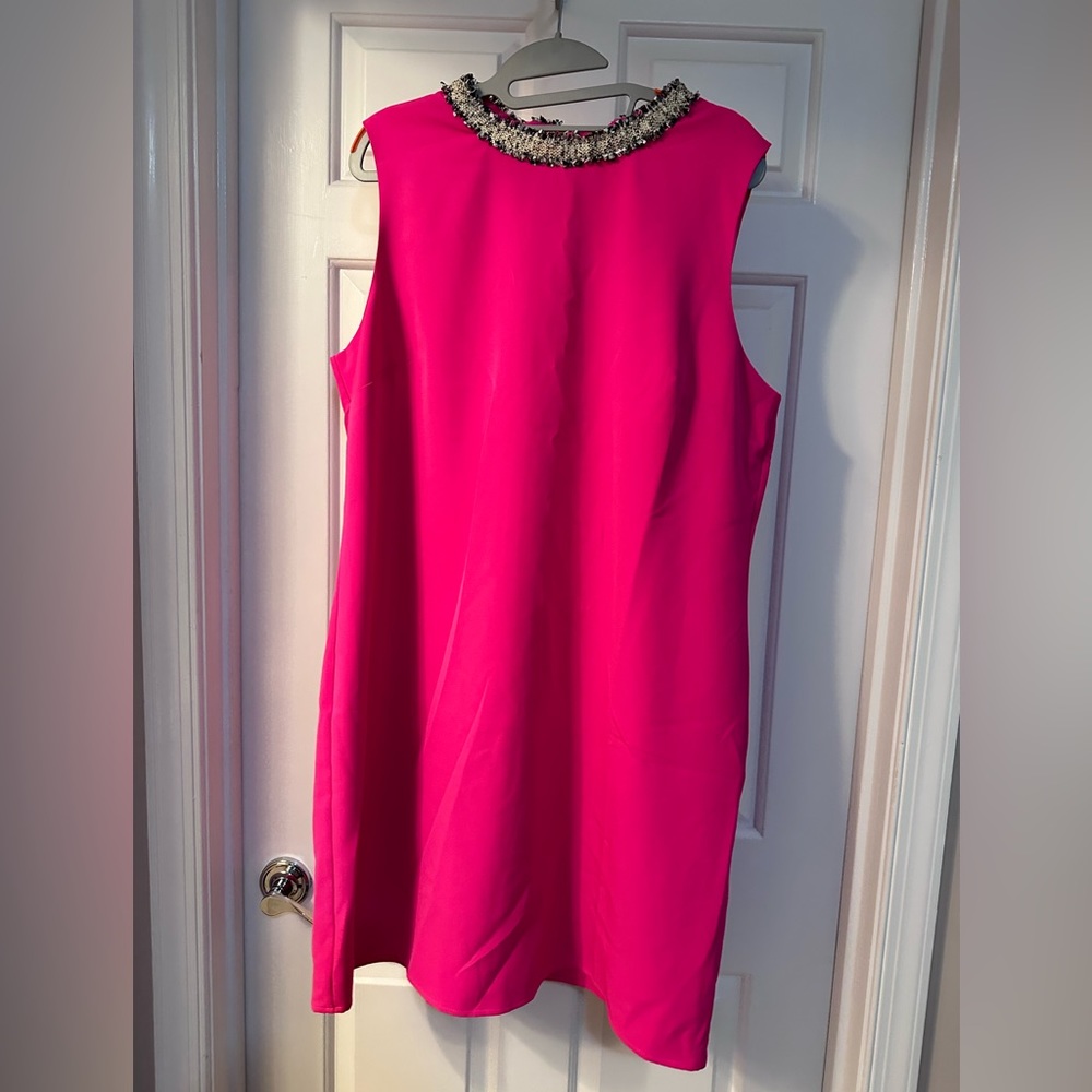 Sail to Sable Size XL Shift Dress in pink. NWT.